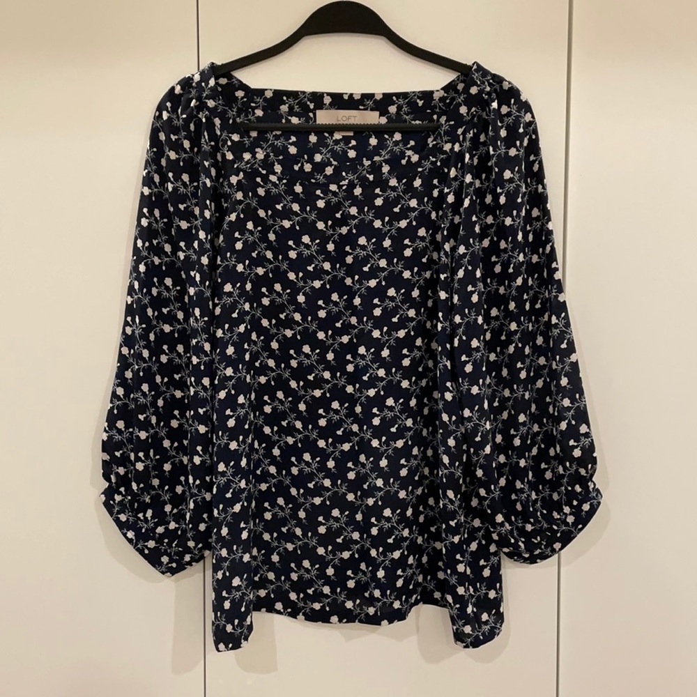 LOFT: Square neck top